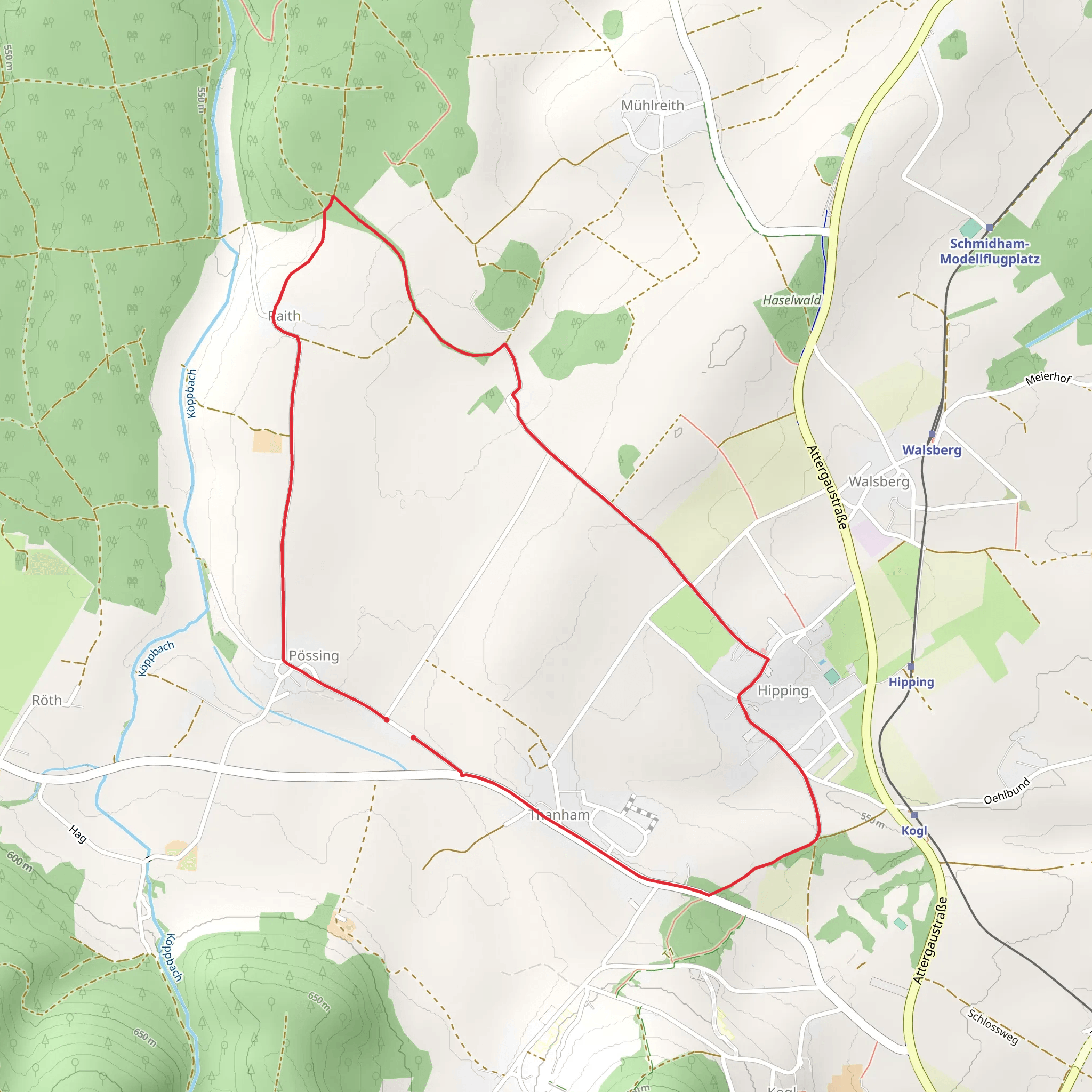 7 Genussroas-Runde mobile static map