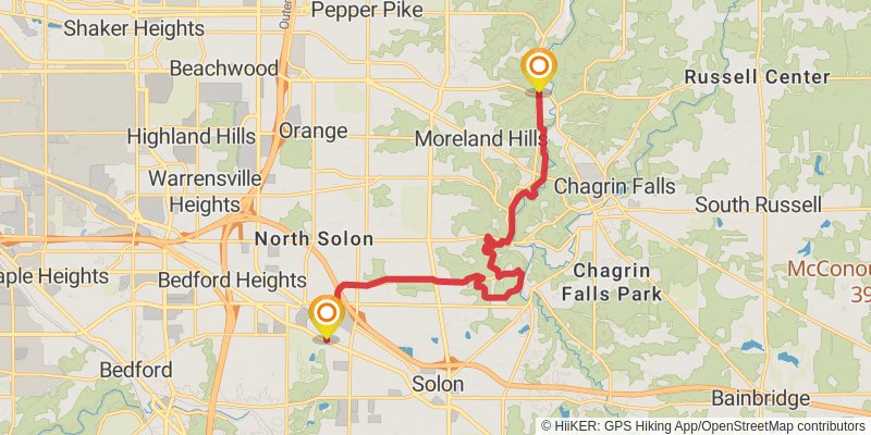 Buckeye Trail stage 4 Map
