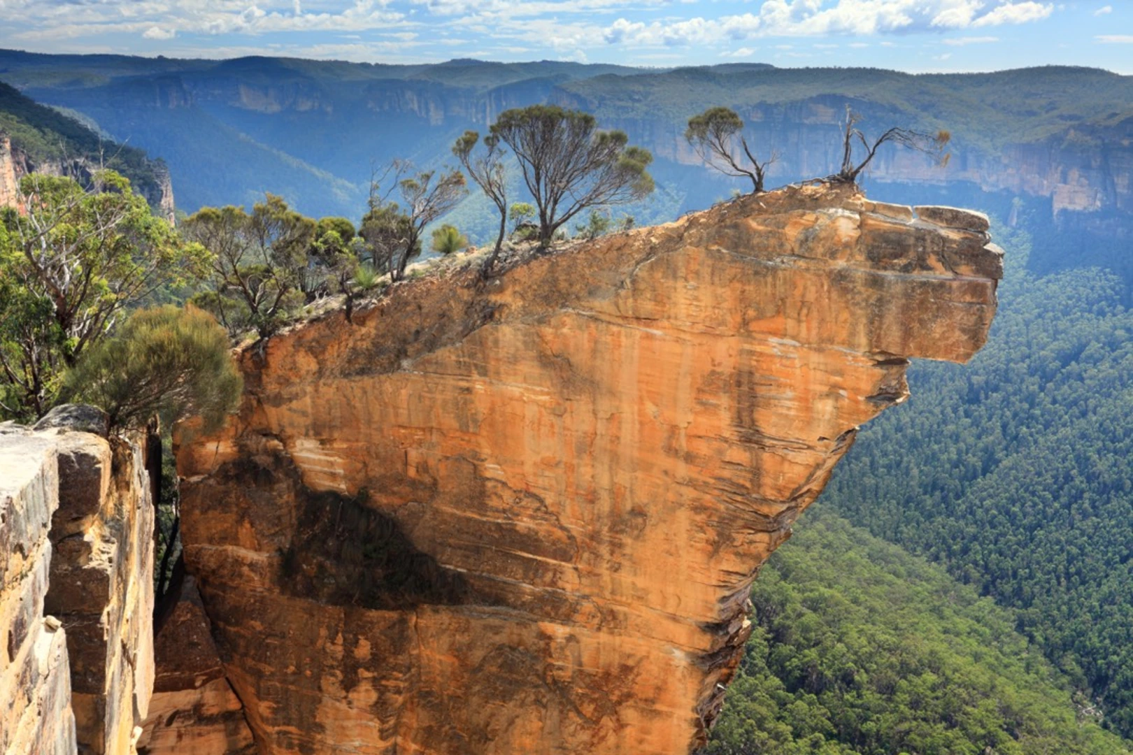 An image depicting the trail Victoria Falls and Grose Valley and its surrounding area.