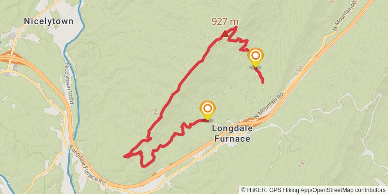 White Rock Tower Trail stage 2 Map