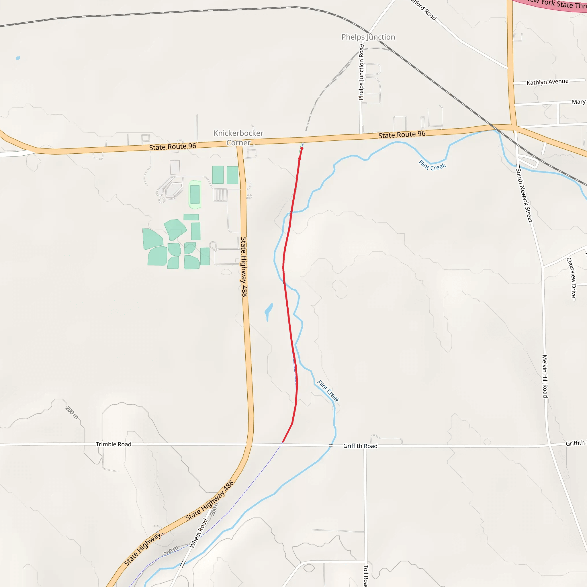 Flint Creek mobile static map