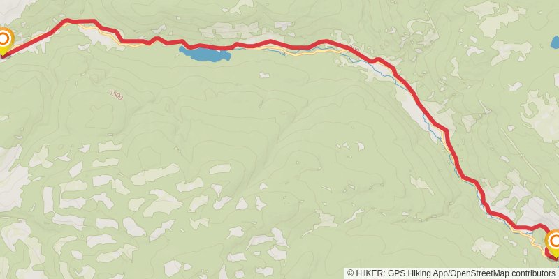 Kettle Valley Rail Trail stage 22 Map