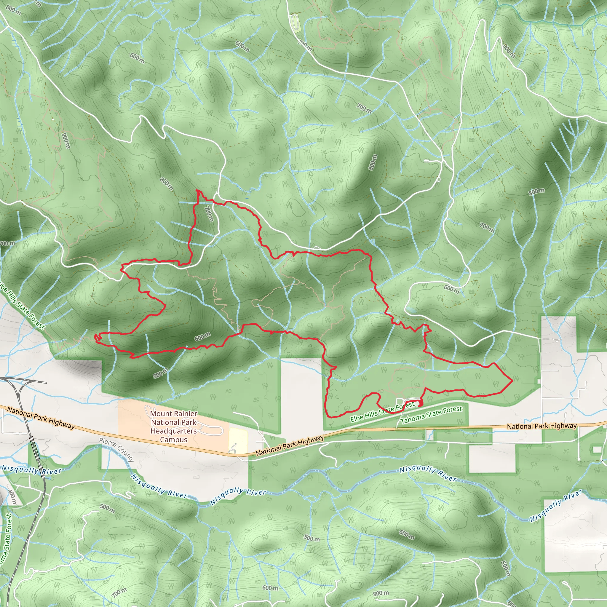 Lower Elkspur and ADA Trail mobile static map