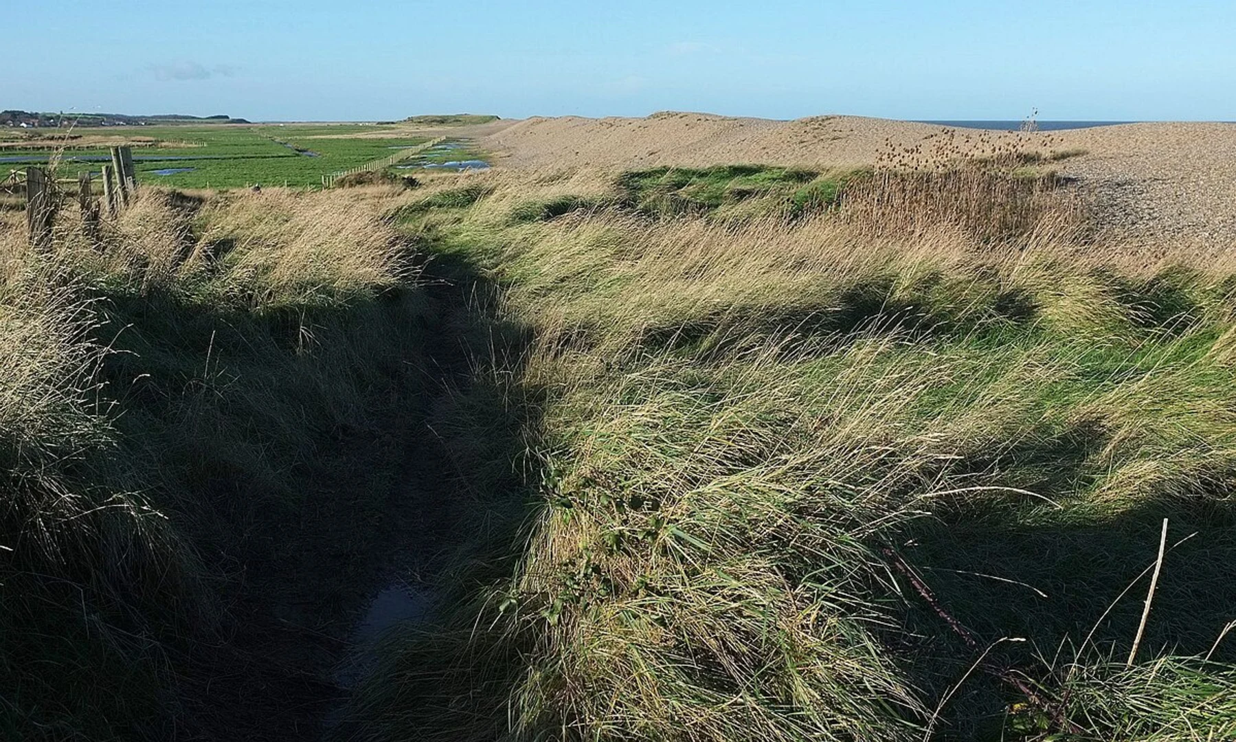 An image depicting the trail Salthouse to Cromer Walk and its surrounding area.