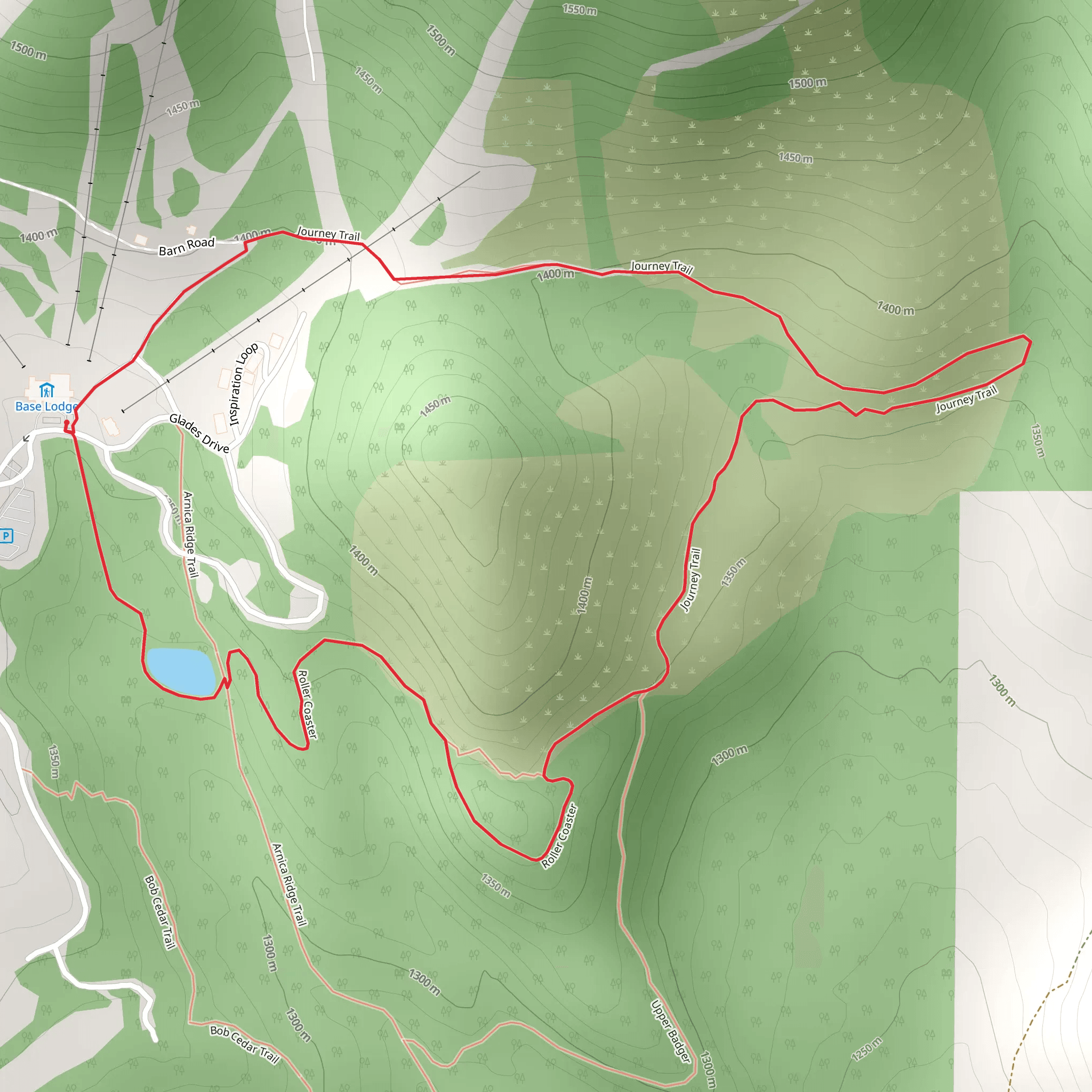 Journey Loop Trail mobile static map