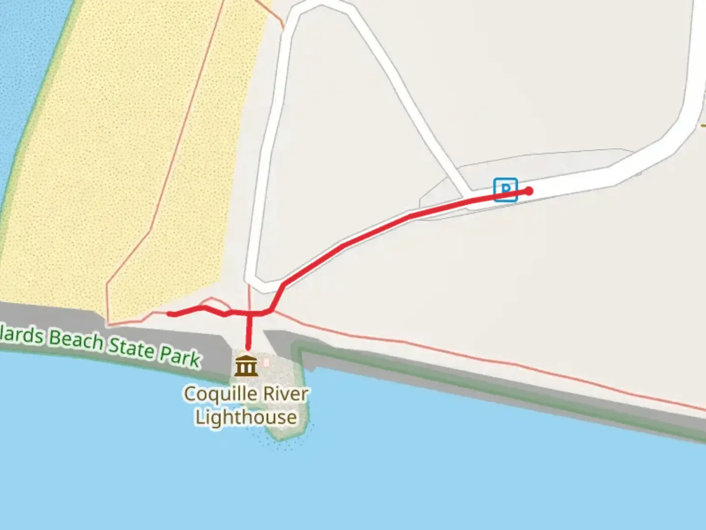 An image depicting the trail Bullards Beach Road and its surrounding area.