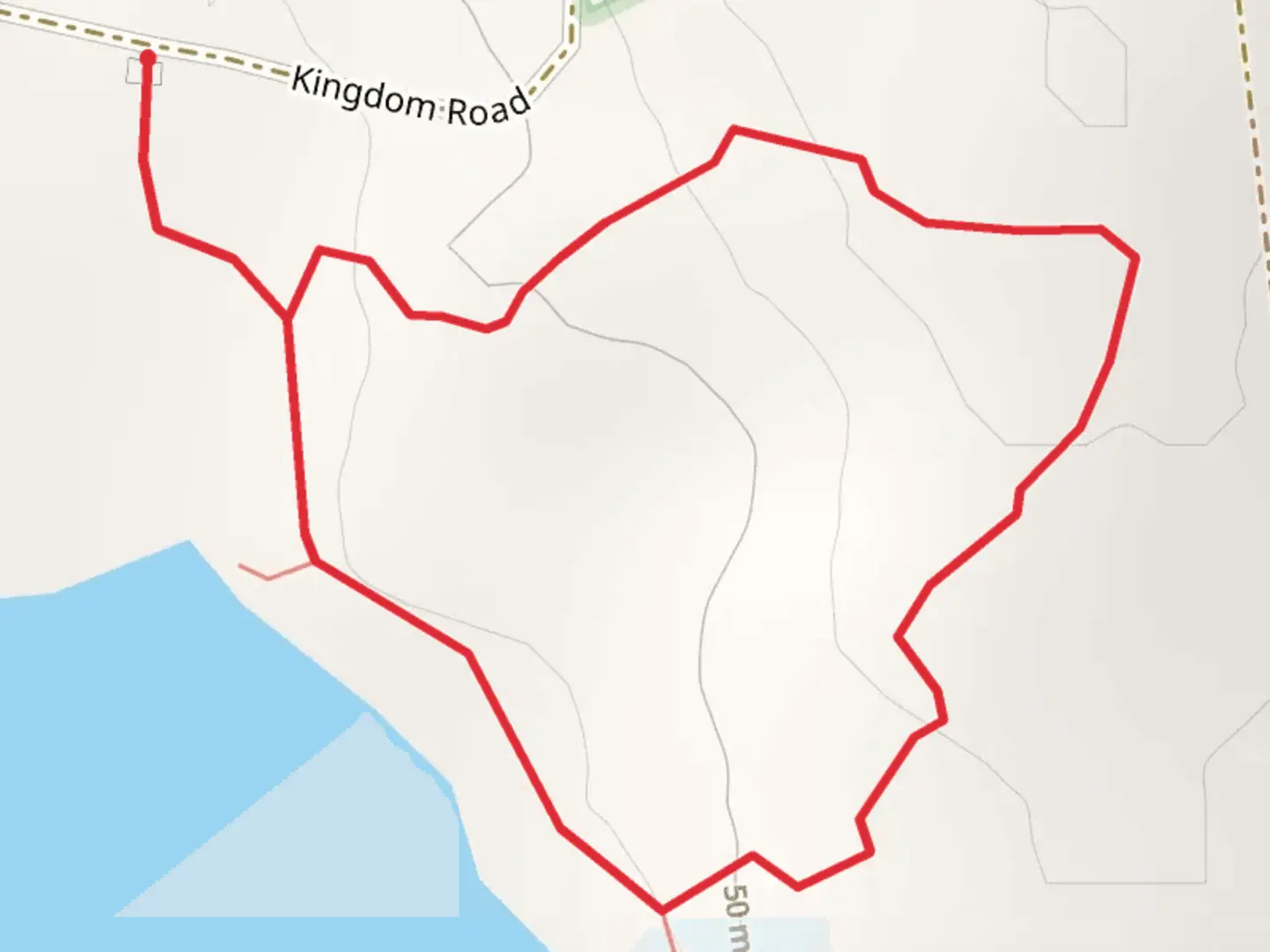 An image depicting the trail Fourth Pond - Kingdom Road and its surrounding area.