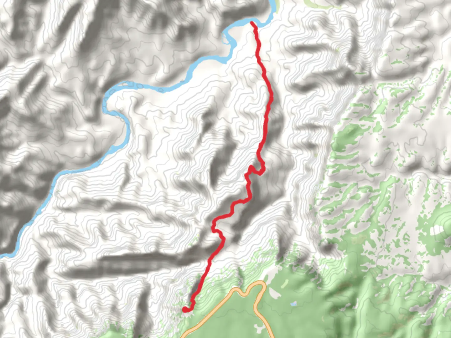 An image depicting the trail Colorado River via Tanner Trail and its surrounding area.