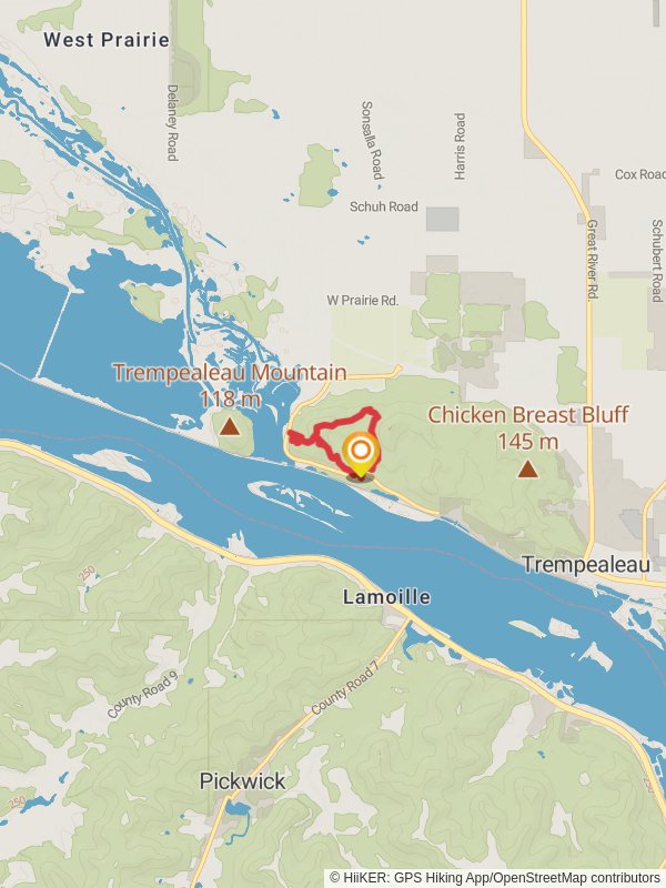 Deer Me Run and Brady's Bluff Loop Trail