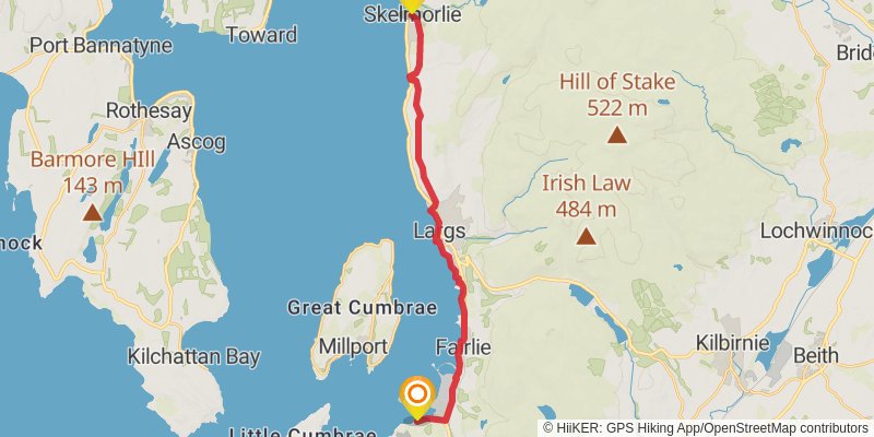 Firth o Clyde Rotary Trail stage 10 Map