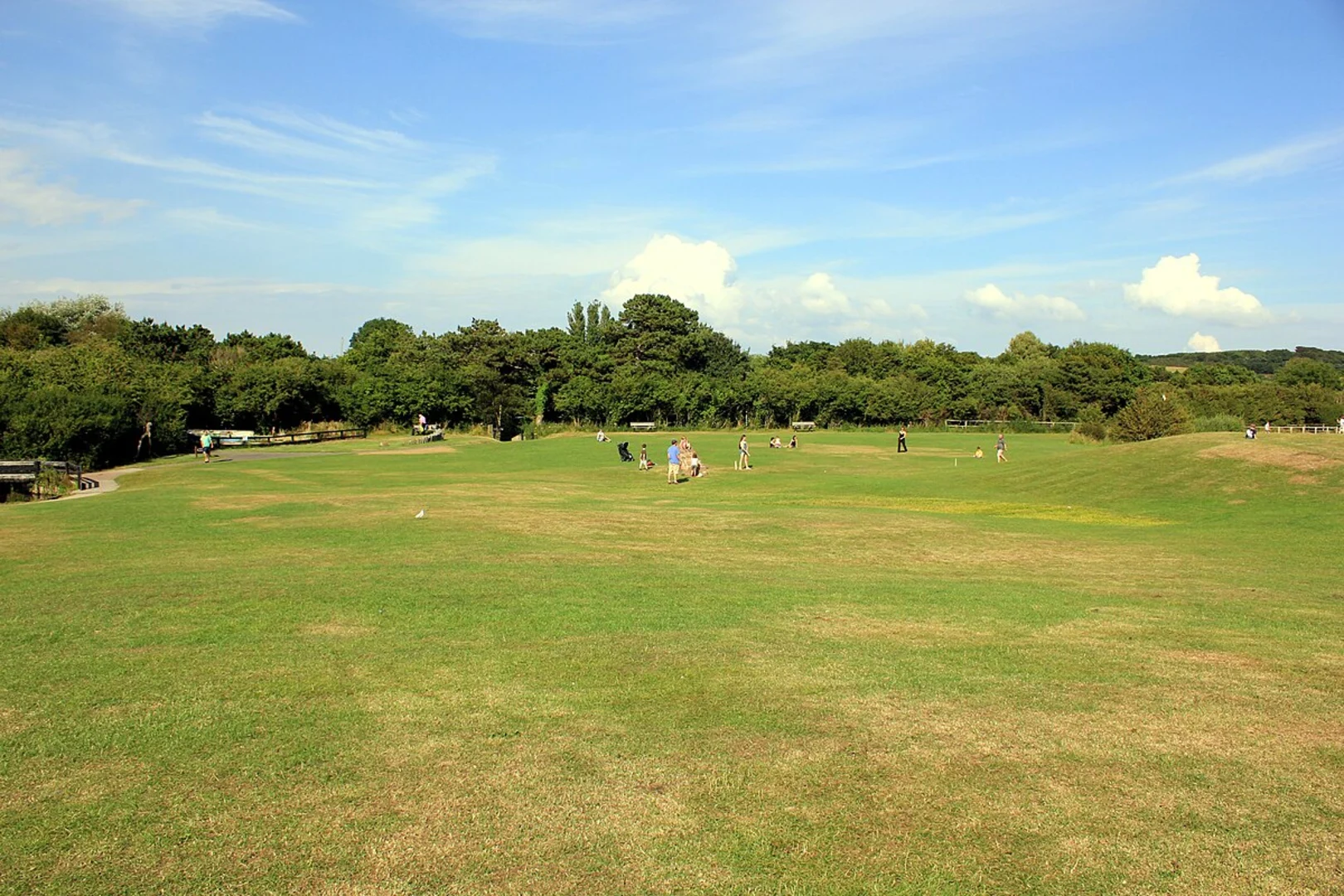 An image depicting the trail Wirral Country Park via Wirral Way and its surrounding area.