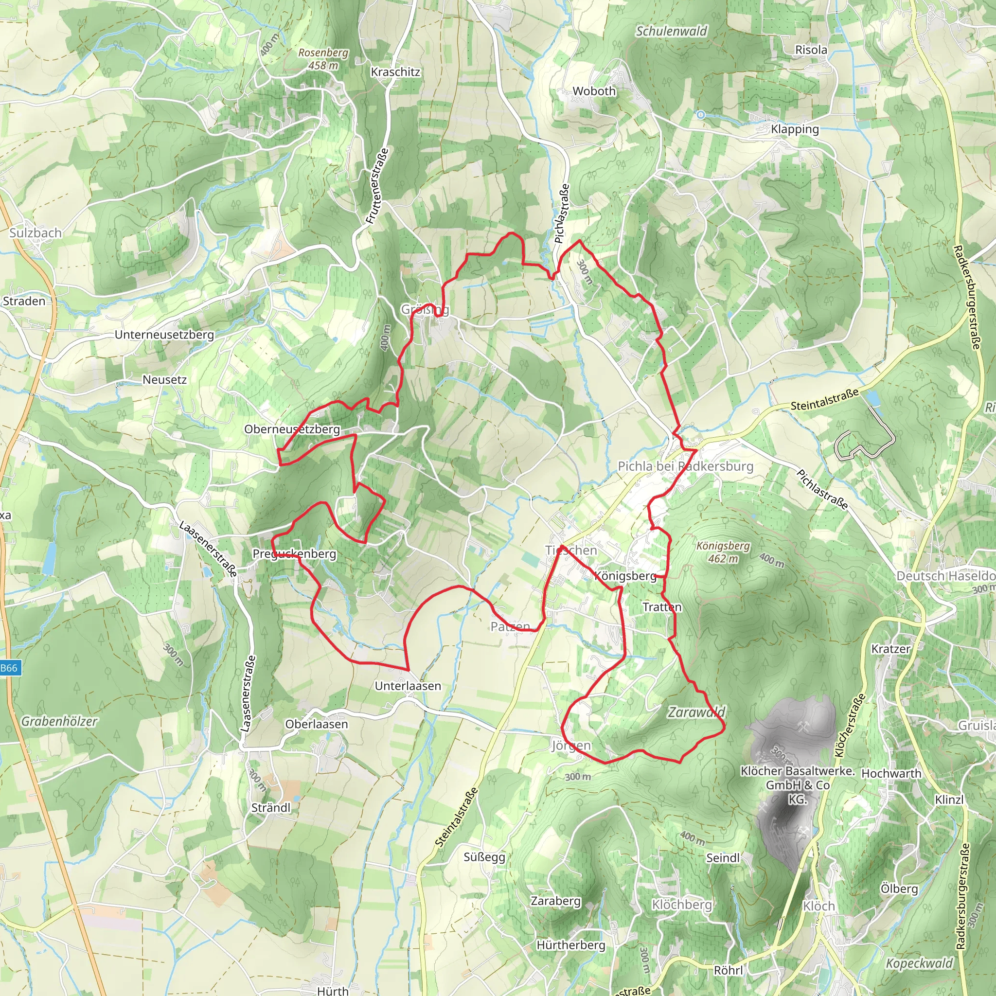 TAU - Weg der Riede mobile static map