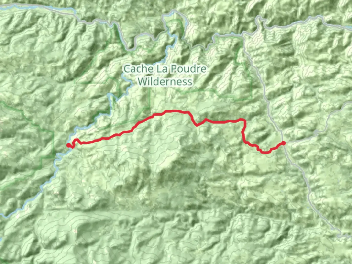 An image depicting the trail Old Flowers Road Trail and its surrounding area.