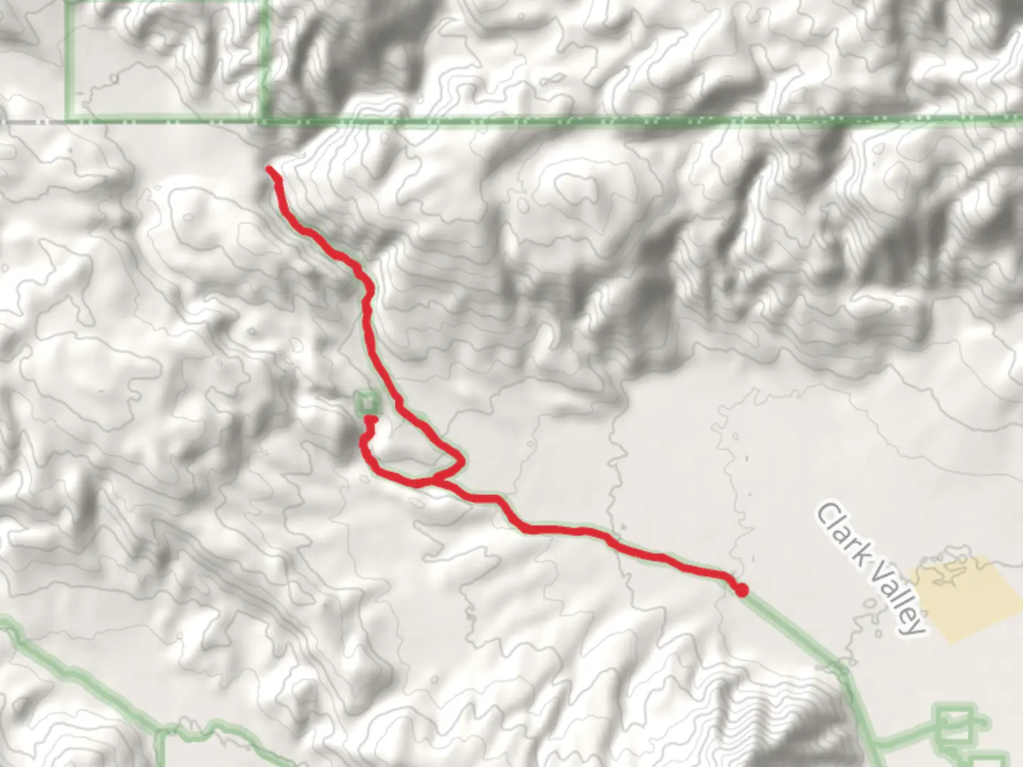 An image depicting the trail Butler Canyon and Rockhouse Canyon Road and its surrounding area.