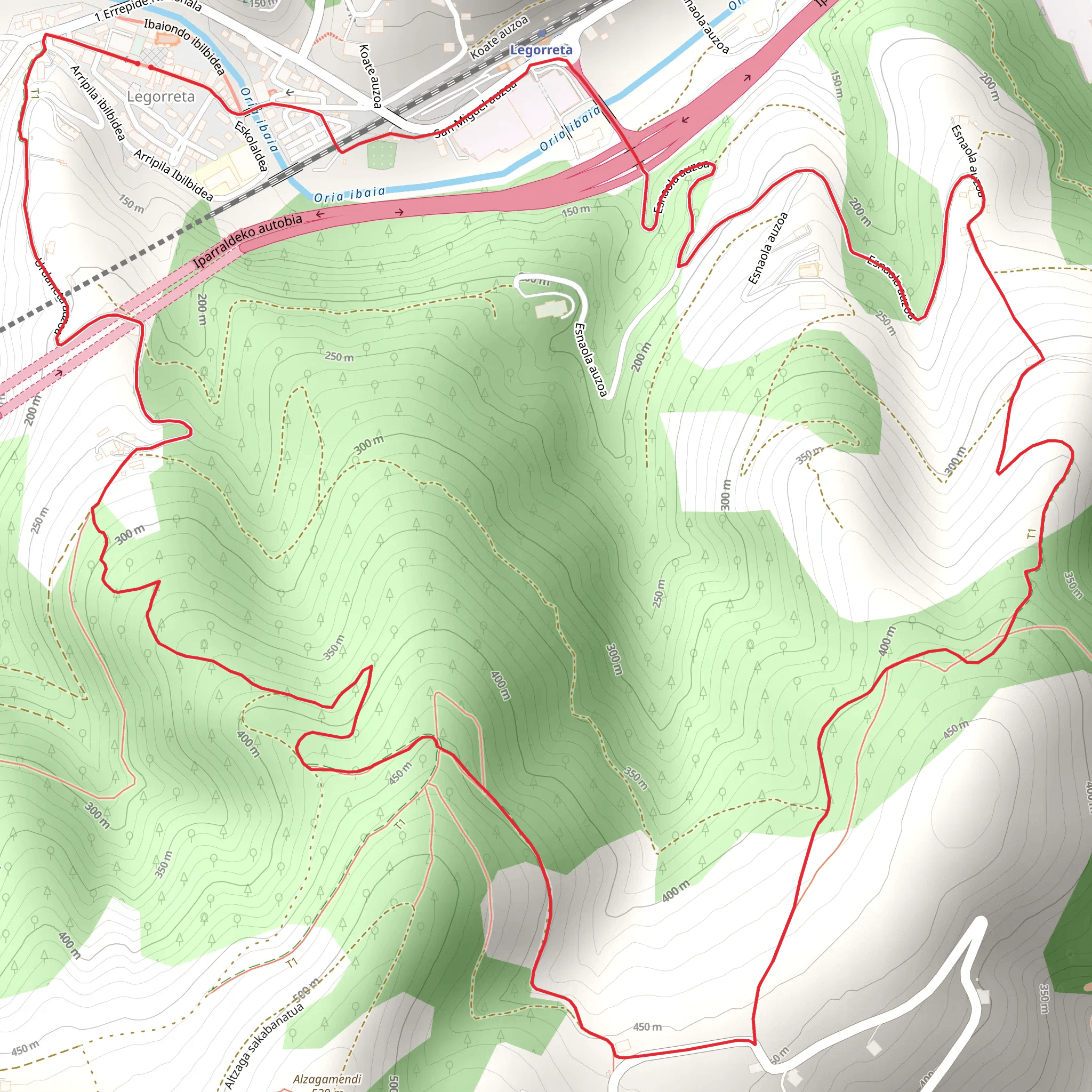 San Joan Iturri Way PR GI 208 mobile static map