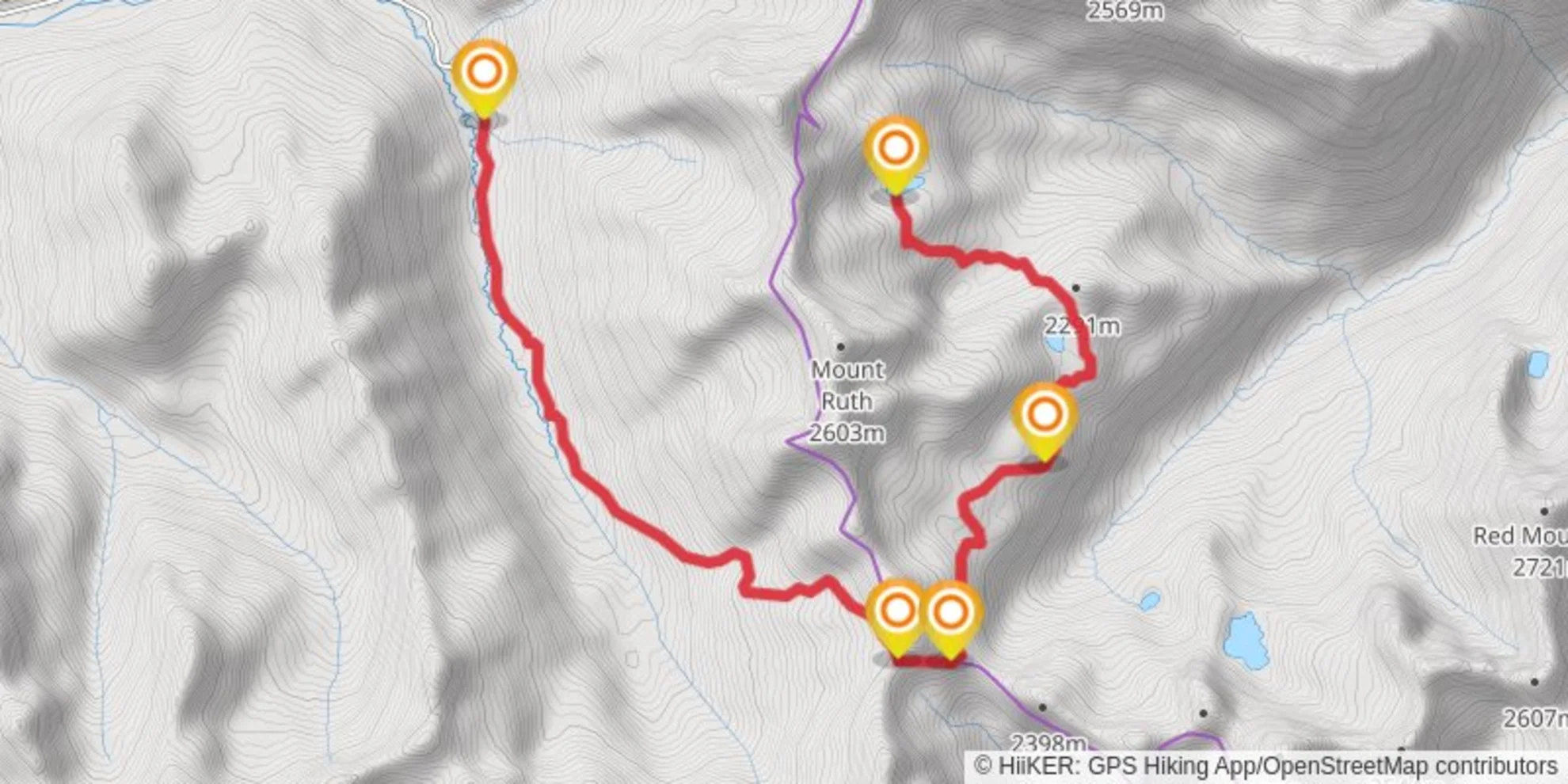An image depicting the trail Lost Lake #3 and its surrounding area.