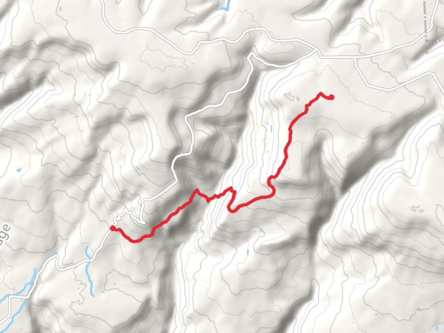 An image depicting the trail Red Canyon Trail and its surrounding area.