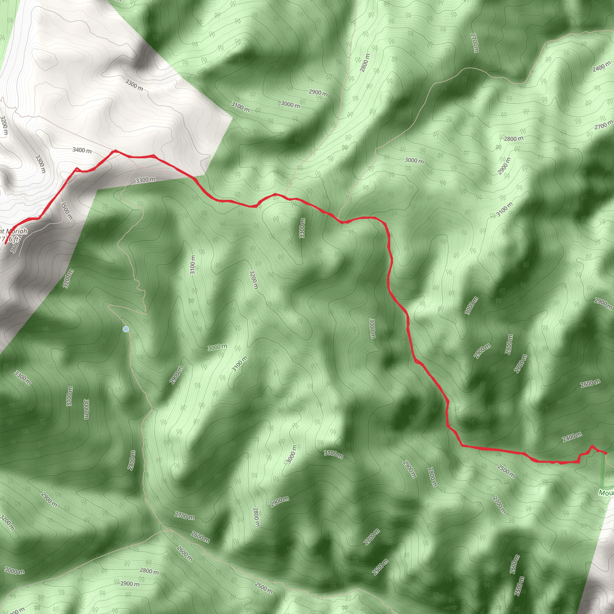Mt Moriah mobile static map