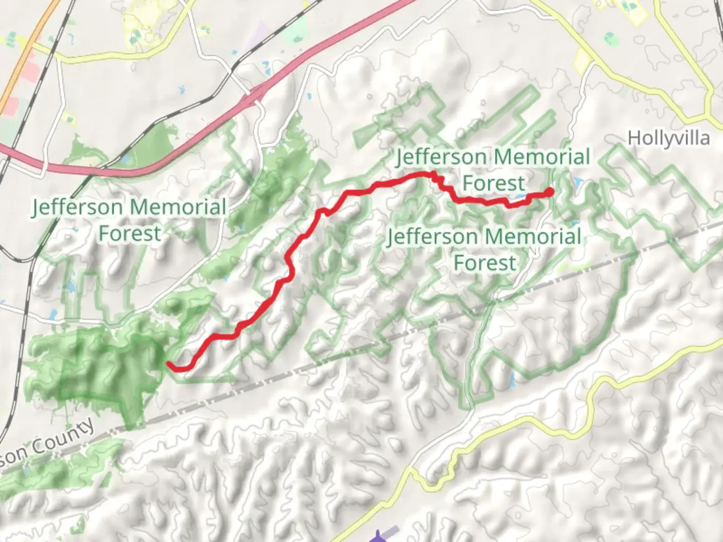 An image depicting the trail Siltstone Trail and its surrounding area.