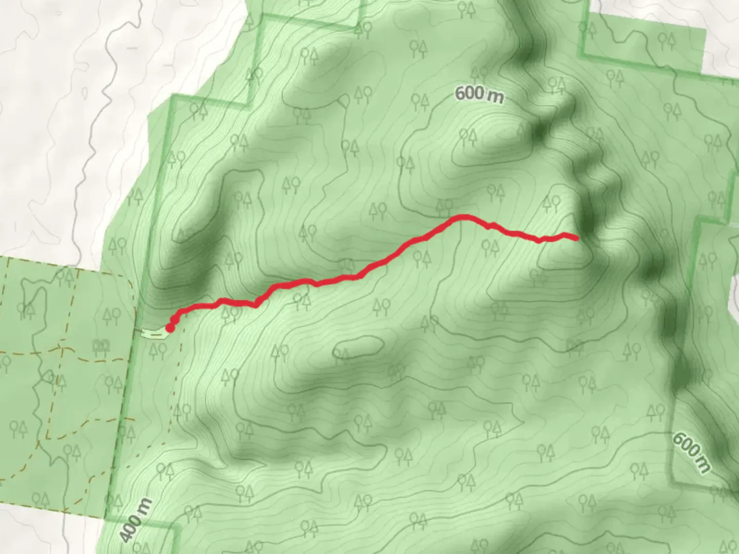 An image depicting the trail Basin Gully to Eualdrie Lookout Track and its surrounding area.