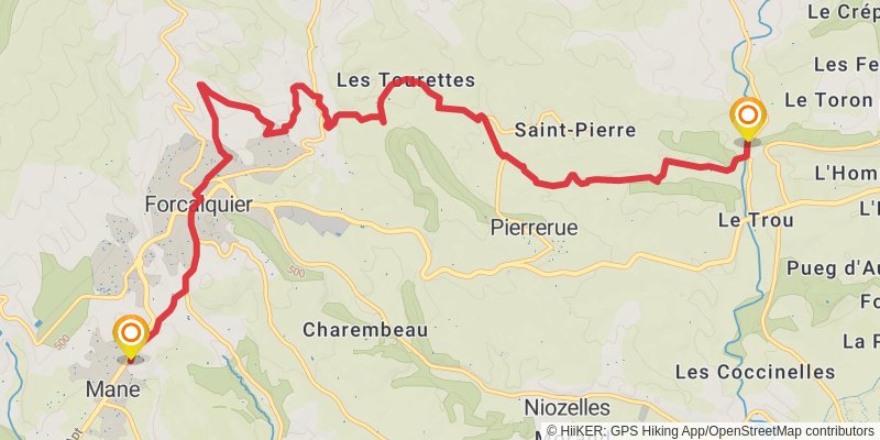 Via Domitia stage 17 Map