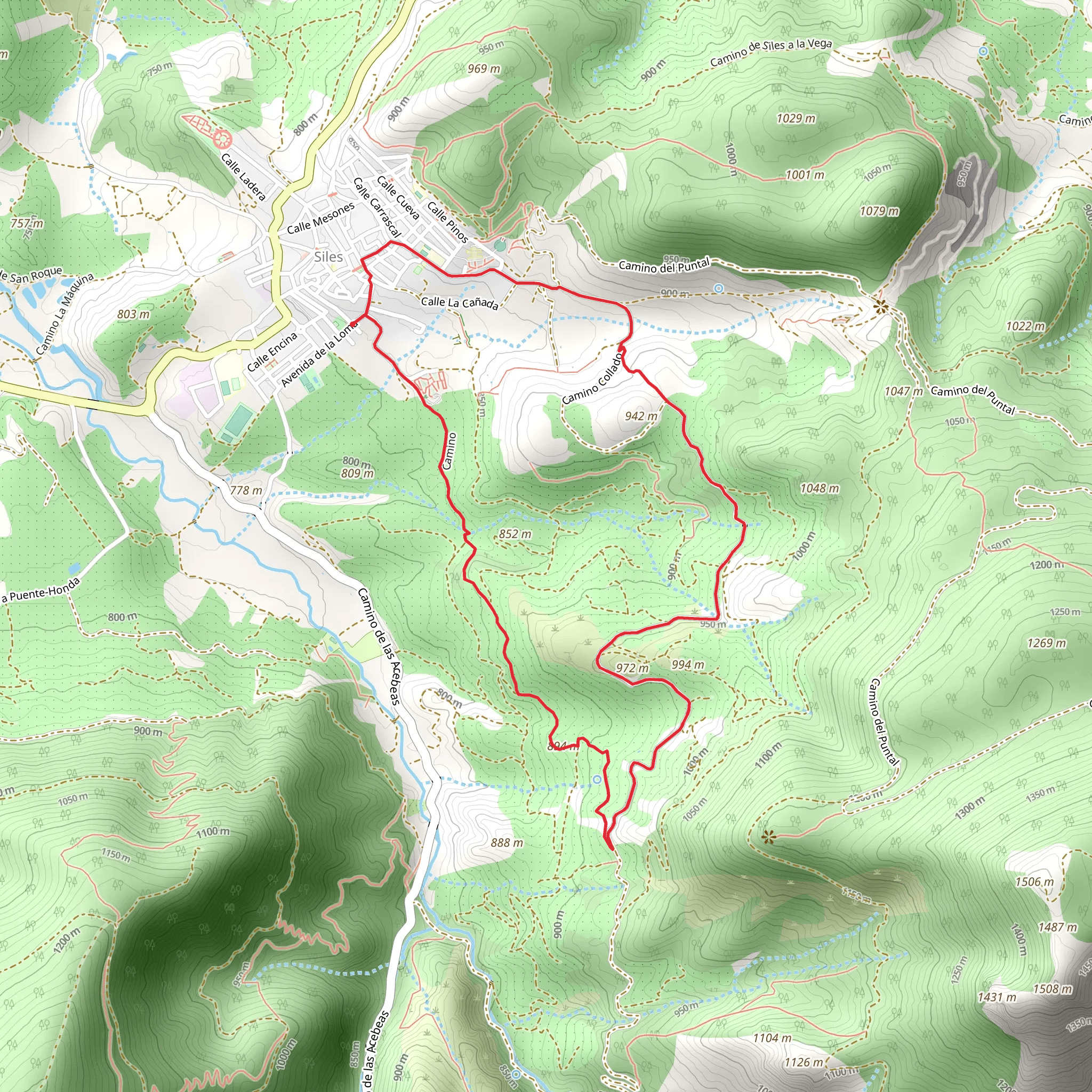Era del Concejo from Siles mobile static map