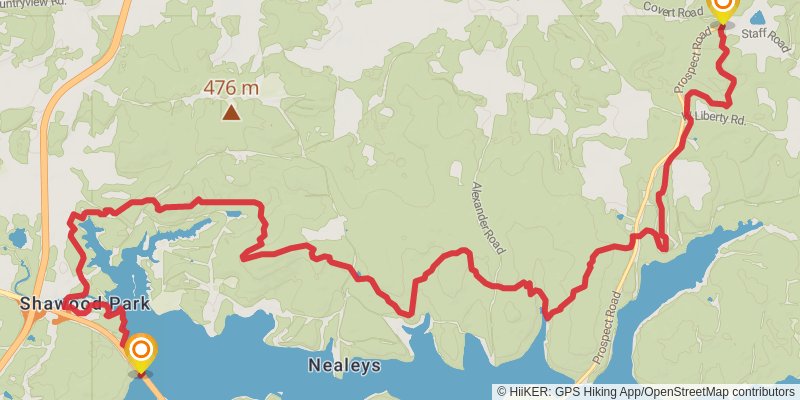 North Country Trail - Pennsylvania stage 5 Map