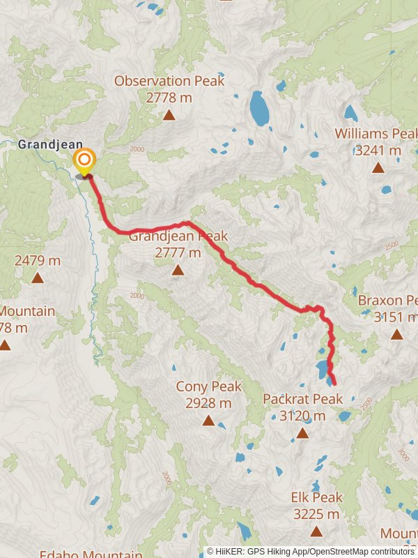 Upper Baron and Baron Lake via Redfish Creek - Baron Creek Trail