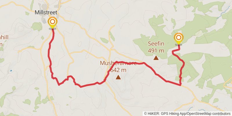 Duhallow Way stage 2 Map