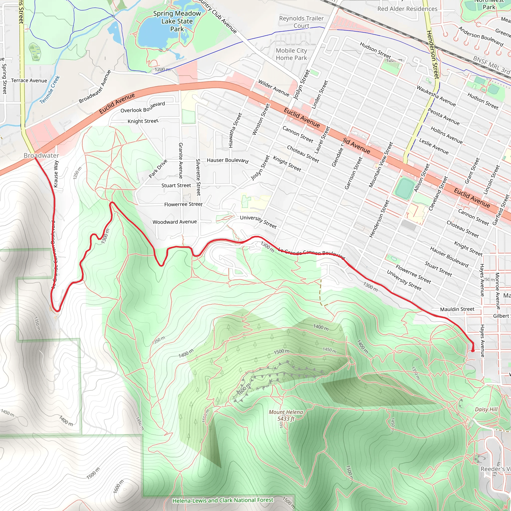 Le Grande Cannon Boulevard mobile static map