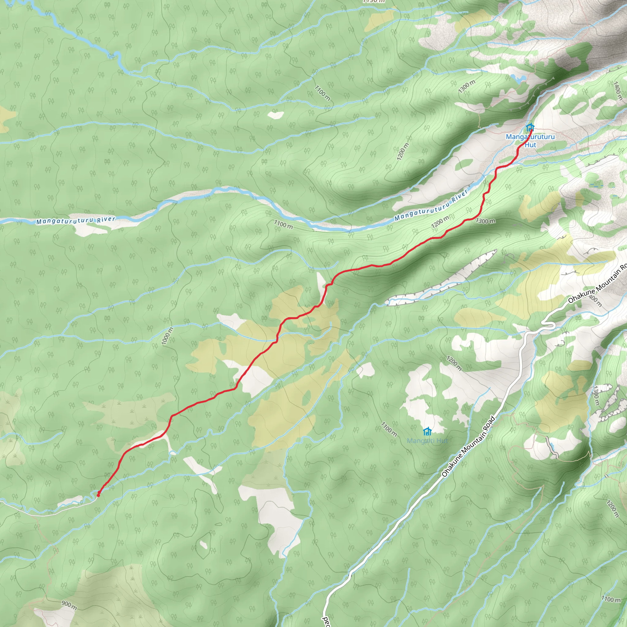 Horopito Track mobile static map