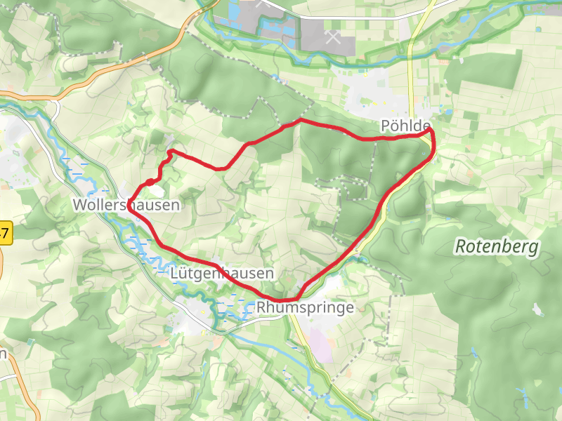 Solling Harz Querweg and Eichsfeld Wanderweg