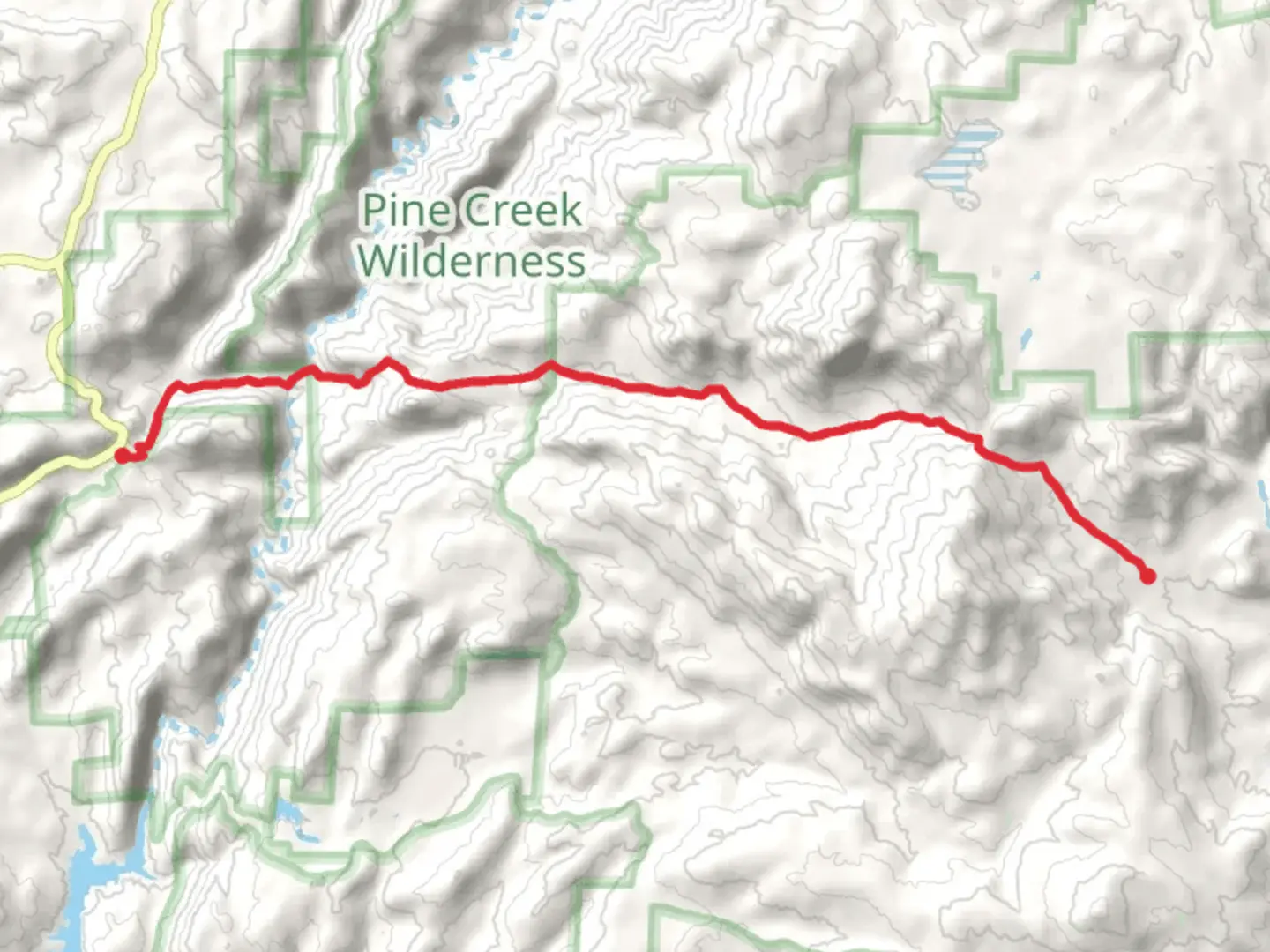An image depicting the trail Espinosa Trail and its surrounding area.