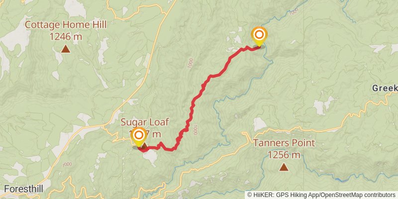 American Discovery Trail - California stage 9 Map