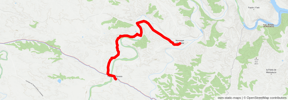Bajo Matarraña Route PR Z 157 stage 2 Map