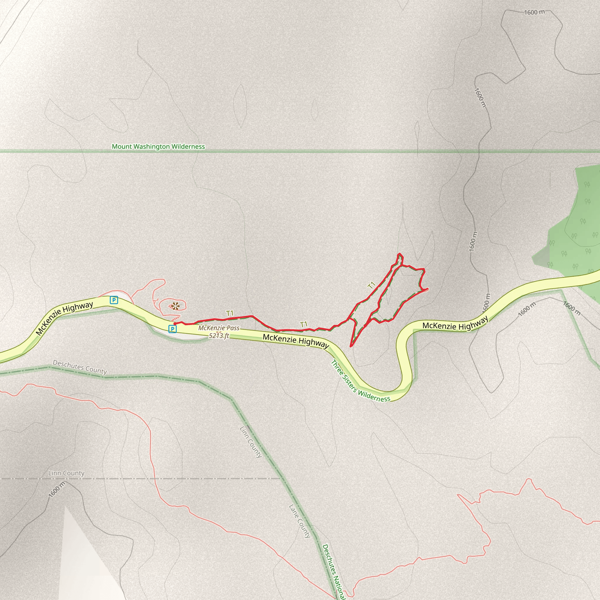Lava River National Recreation Trail mobile static map
