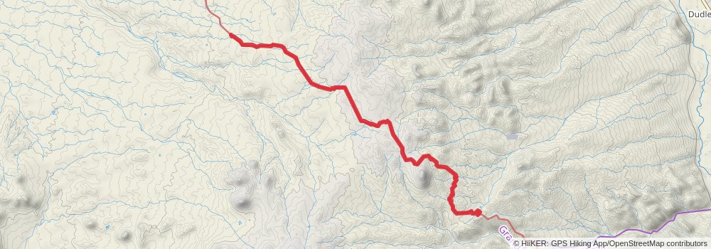 Arizona Trail stage 23 Map