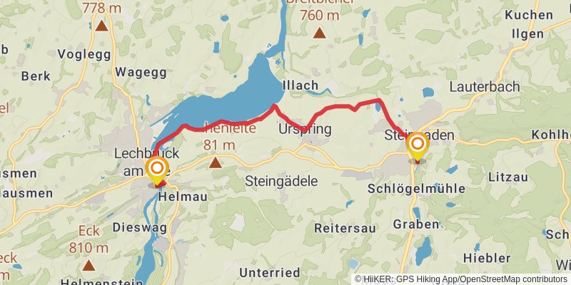 Heilige Landschaft Pfaffenwinkel - Westschleife stage 3 Map