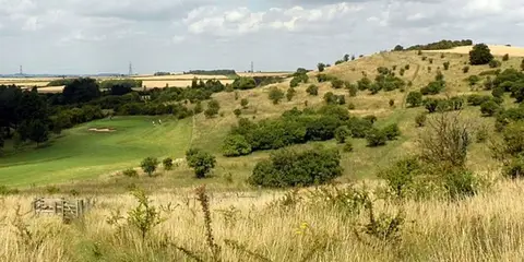 An image depicting the trail Hill Walking from Hexton including Lilley Hoo and its surrounding area.