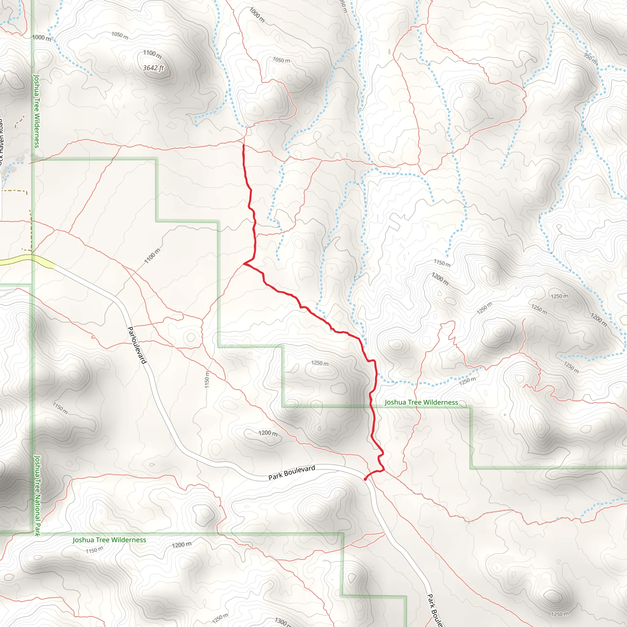 North Canyon Trail mobile static map