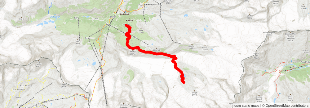 High-Altitude Trail stage 4 Map