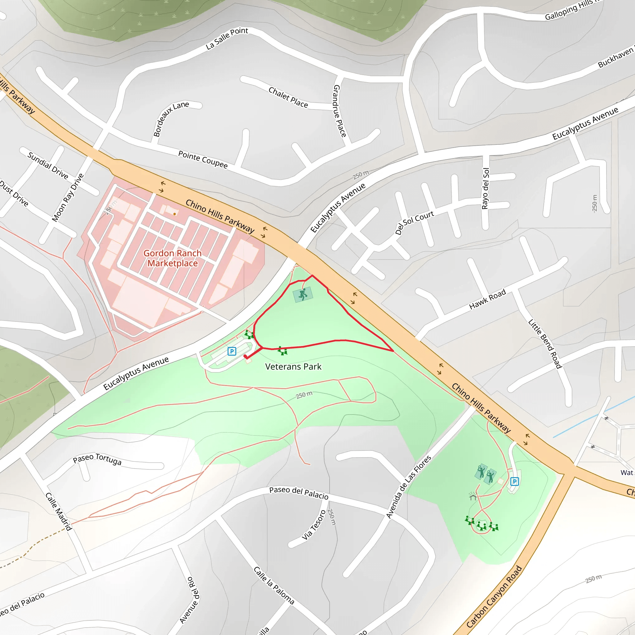 Eucalyptus Avenue Loop mobile static map