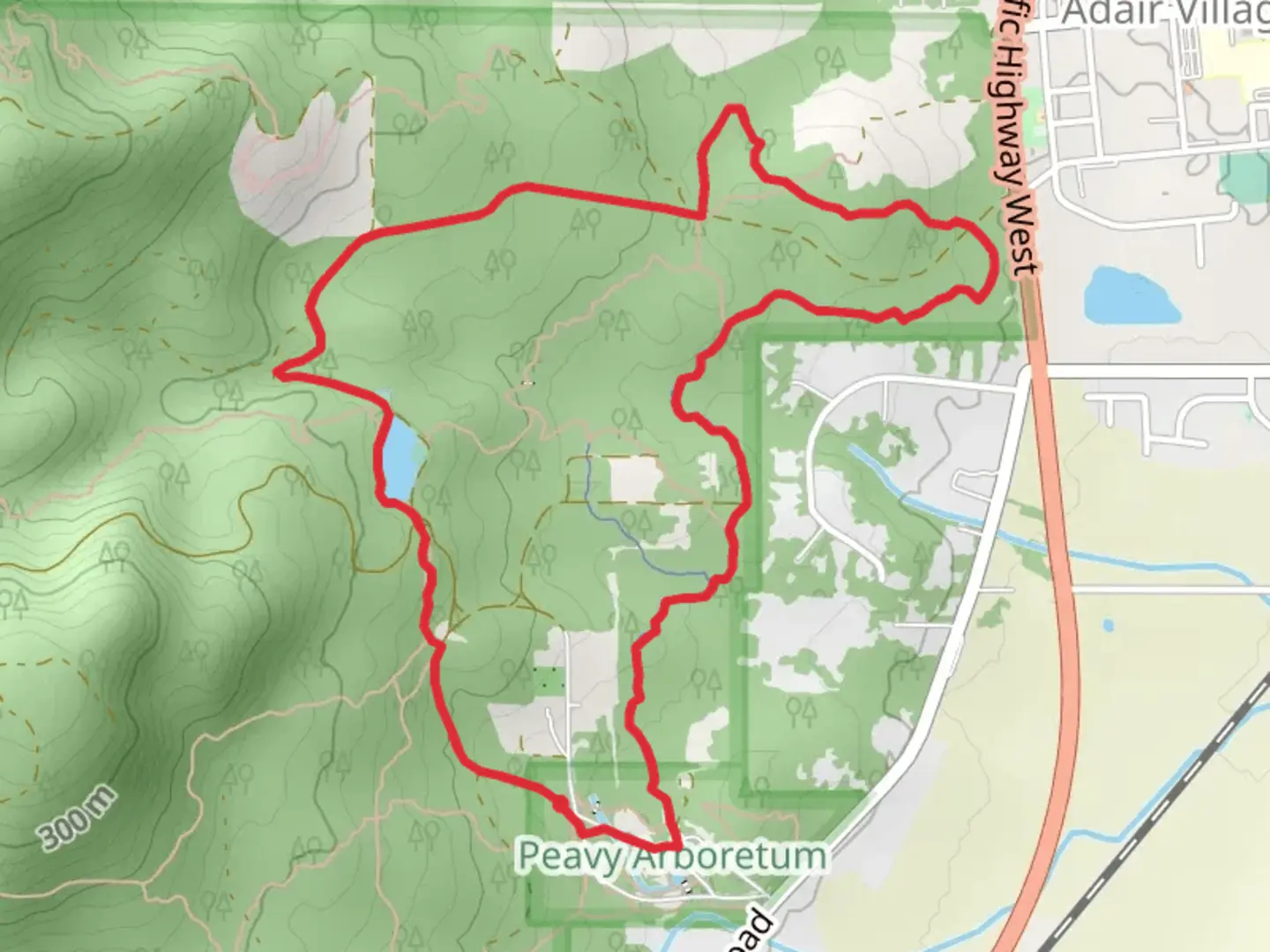 An image depicting the trail Cronemiller Lake - George Brown Arena Loop and its surrounding area.