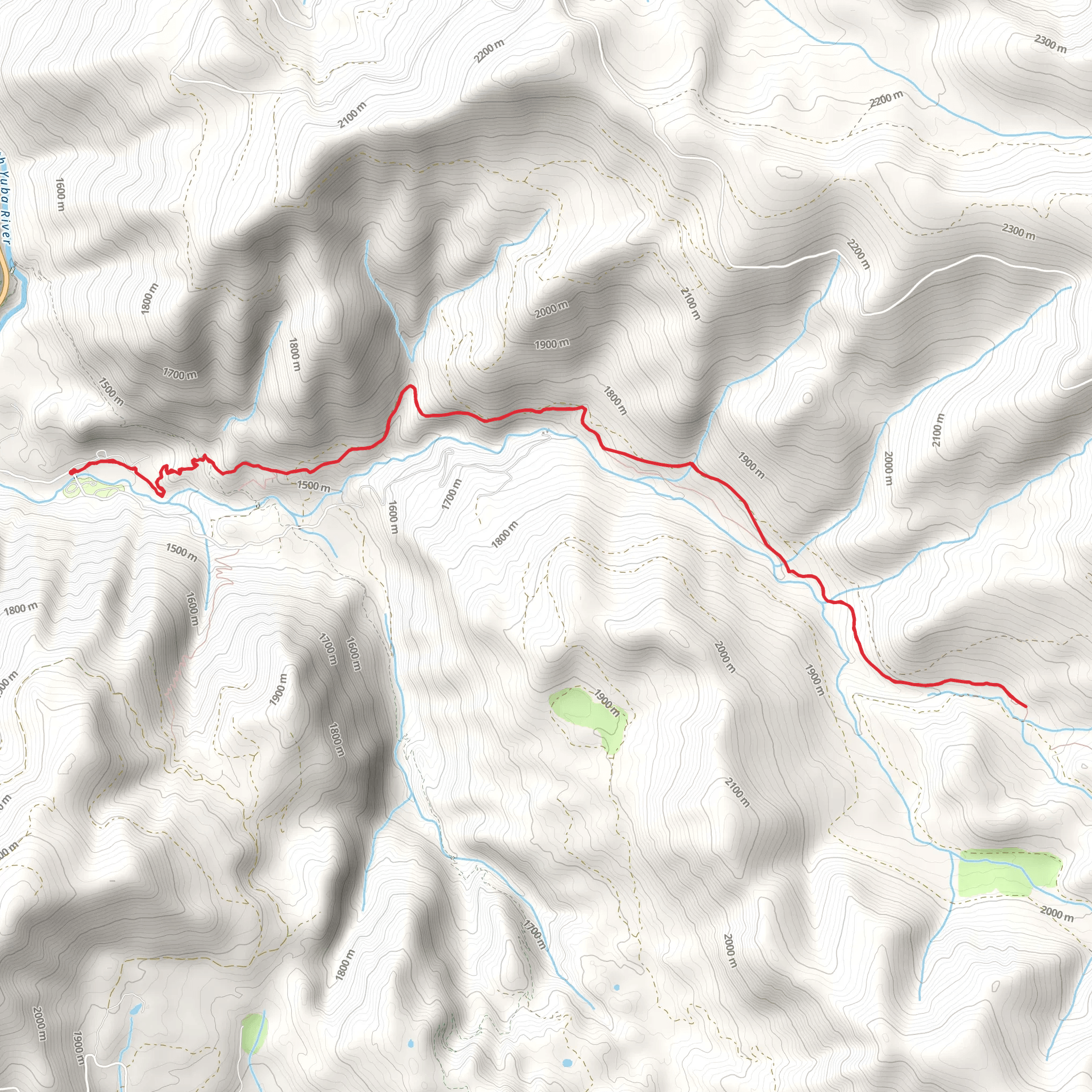 Haypress Creek Trail mobile static map