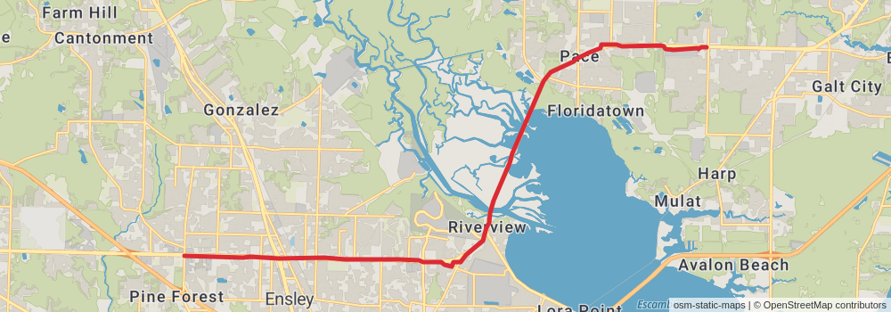 American Perimeter Trail - The South Primary stage 48 Map