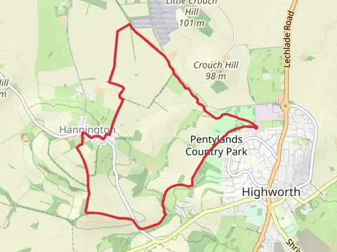 Hannington Country Park Loop