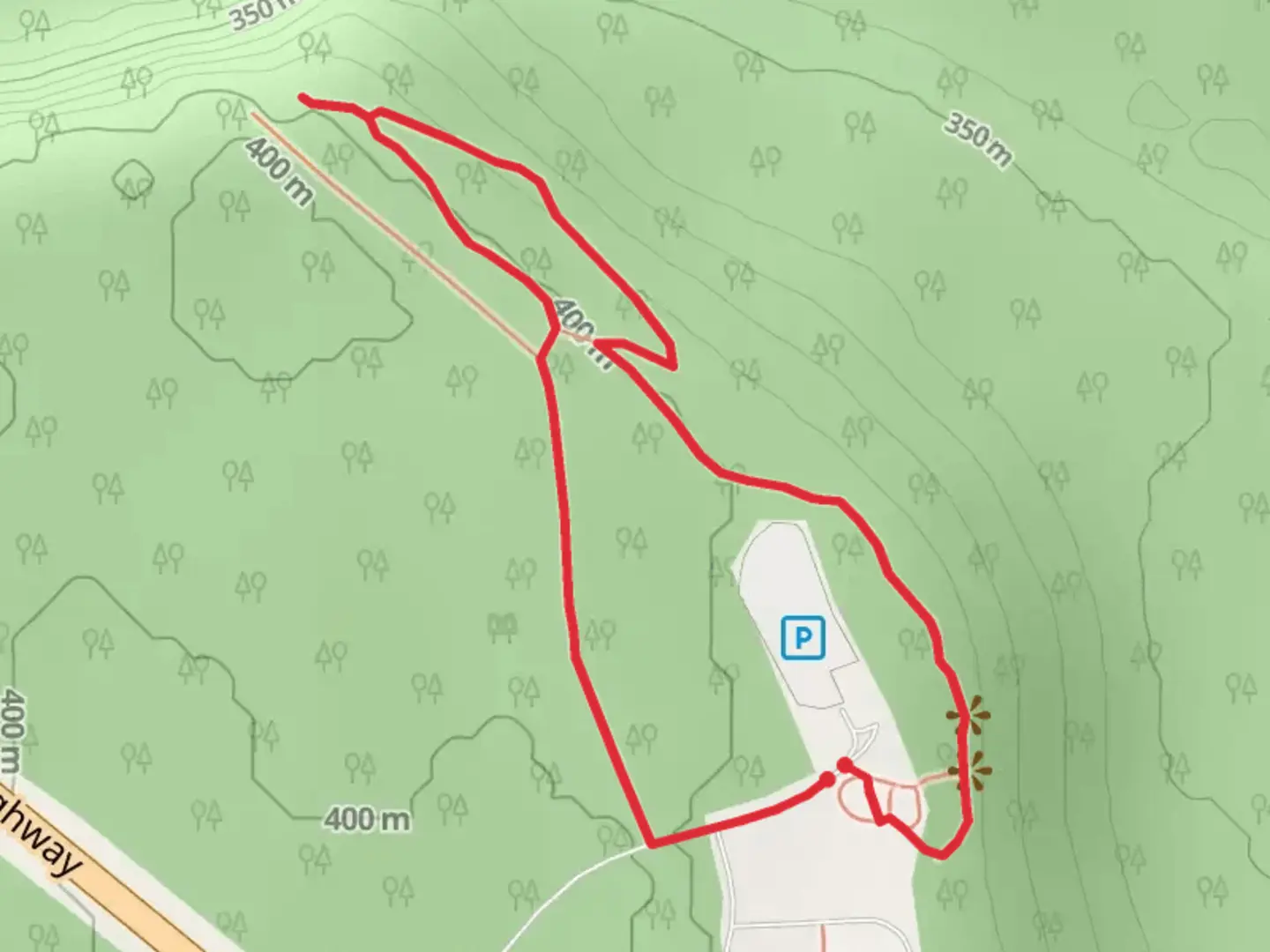 An image depicting the trail Boreal Forest and Copper River Bluff Loop Trail and its surrounding area.