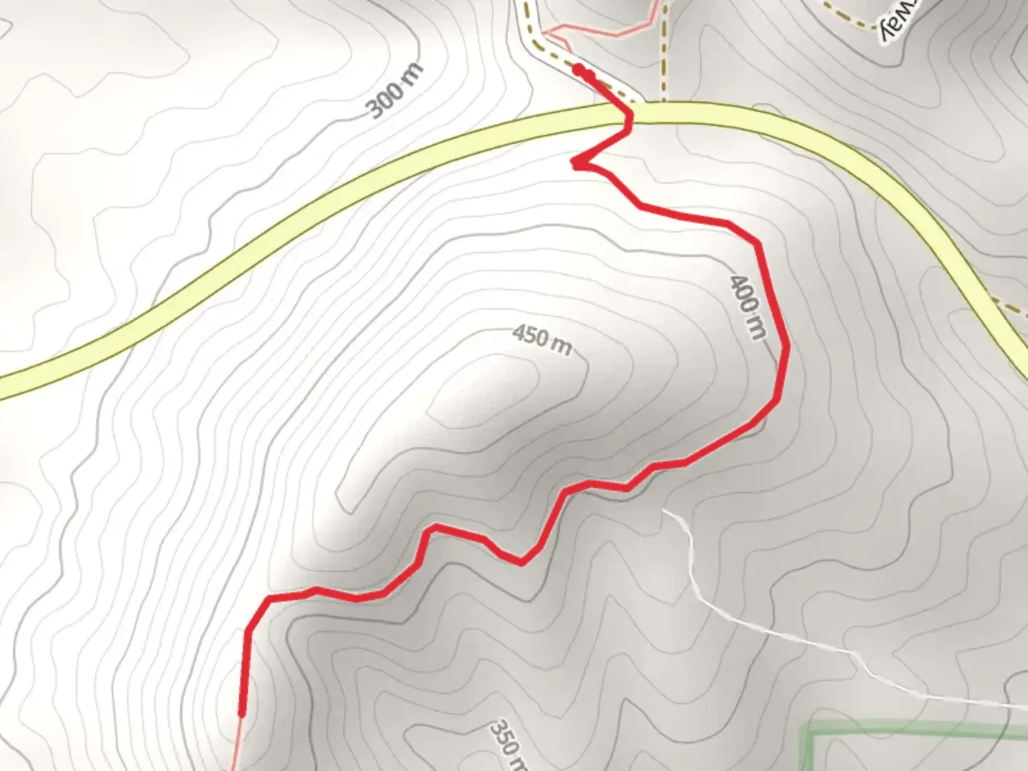 An image depicting the trail Pinhoti Trail via Bulls Gap and its surrounding area.