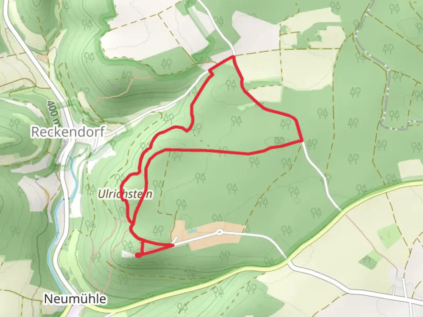 An image depicting the trail Doline Loop and its surrounding area.