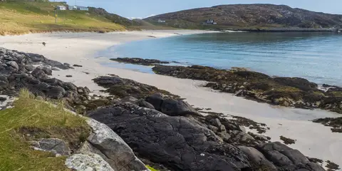 An image depicting the trail The Isle of Eriskay near South Uist - Outer Hebrides and its surrounding area.